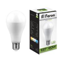 Лампа светодиодная LB-98 Груша А65 E27 20W 4000K (10шт/уп) Feron 25788