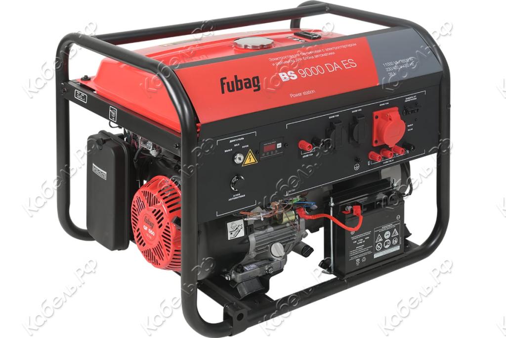 Изображение товара Электростанция бензиновая Fubag BS 9000 DA ES с электростартером и коннектором автоматики 641093