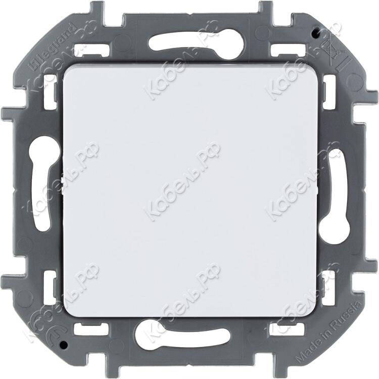 Изображение товара Переключатель INSPIRIA 1-клавишный с/у 10АХ 250В белый Legrand 673650