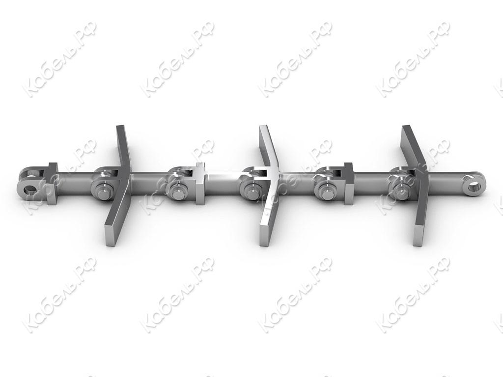 Изображение товара Цепь тяговая вильчатая однорядная разборная Р2-142 18 для конвейеров