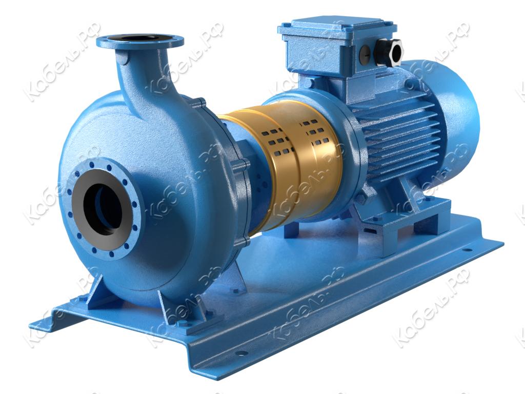 Изображение товара Консольный центробежный насос ESQ К 65-50-125 С, 3 кВт, горизонтальный, для воды