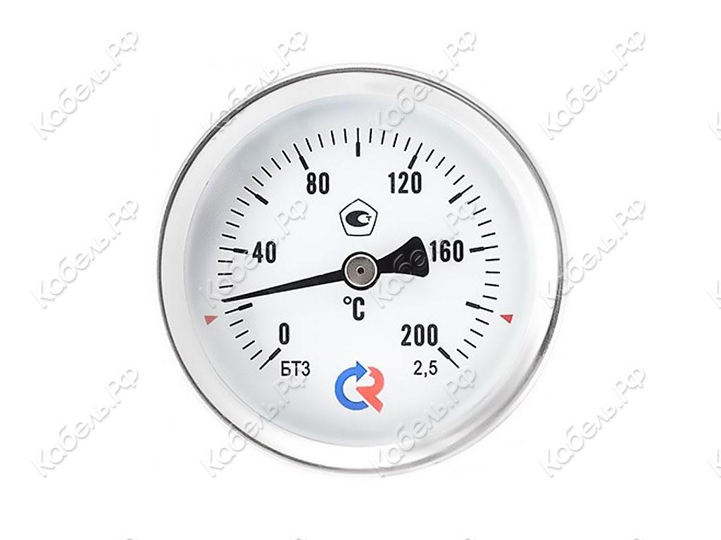 Изображение товара Термометр биметаллический БТ-31.211 G1/2 0-350°C нержавеющая сталь Россия