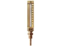 Термометр жидкостный виброустойчивый ТТ-В-150 L=64мм П11 (0-120С) резьба G1/2 РОСМА