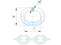 Цепь круглозвенная 26х78