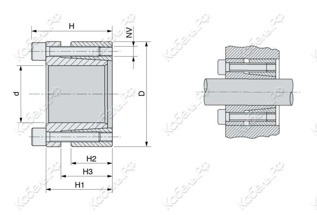 Изображение товара Зажимная втулка KLAA060 ISKRA