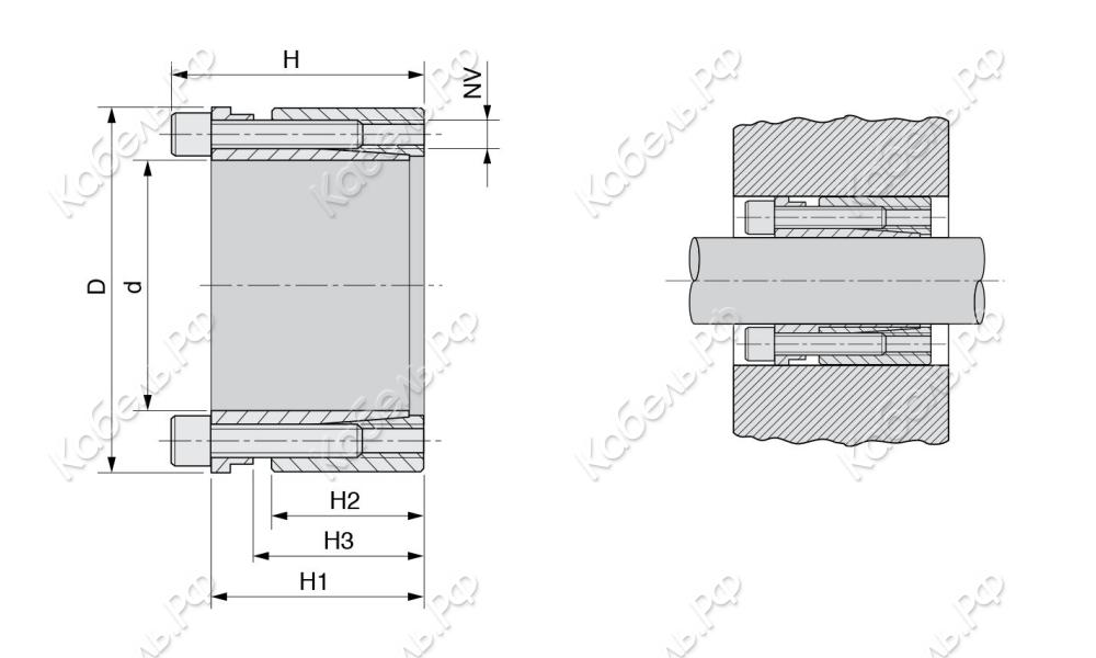 Изображение товара Зажимная втулка KLDA090 ISKRA