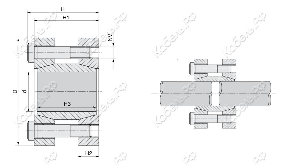 Изображение товара Зажимная втулка KLMM060 ISKRA