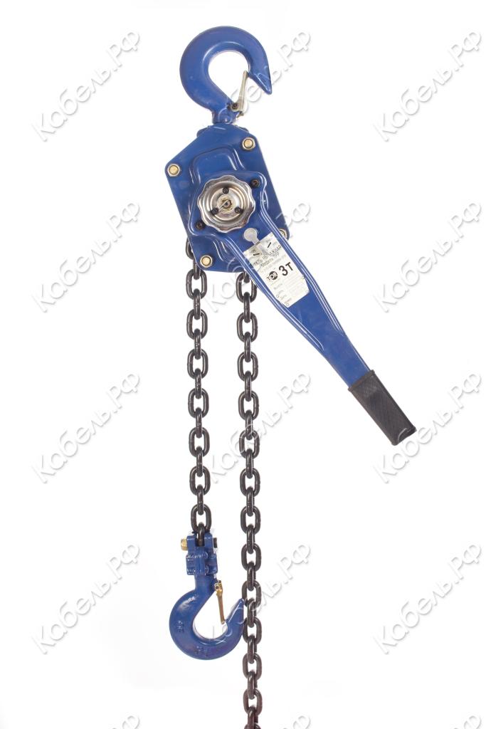 Изображение товара Ручная рычажная таль TOR 10239 3 тонны высота 9м промышленная