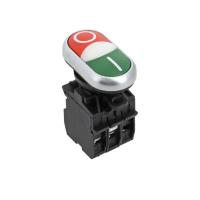 Кнопка LA32HND "Пуск-Стоп" с подсветкой красно-зеленая NO+NC 230В EKF PROxima la32hnd