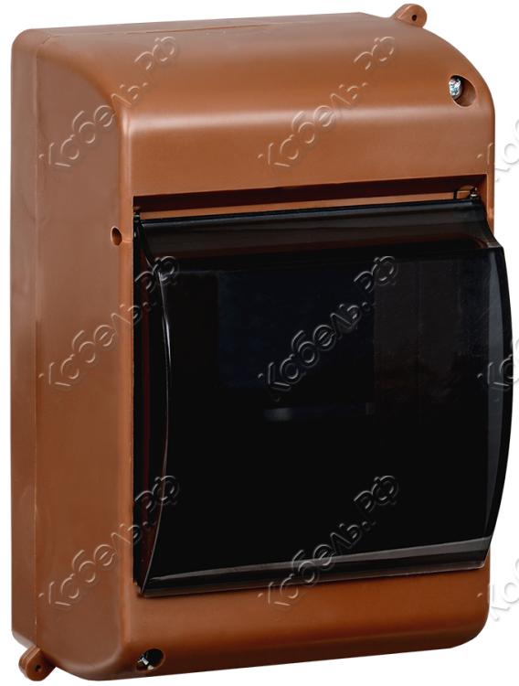 Изображение товара Корпус пластиковый КМПн 2/4 для 4-х автоматических выключателей (Дуб) IEK MKP42-N-04-30-12-D