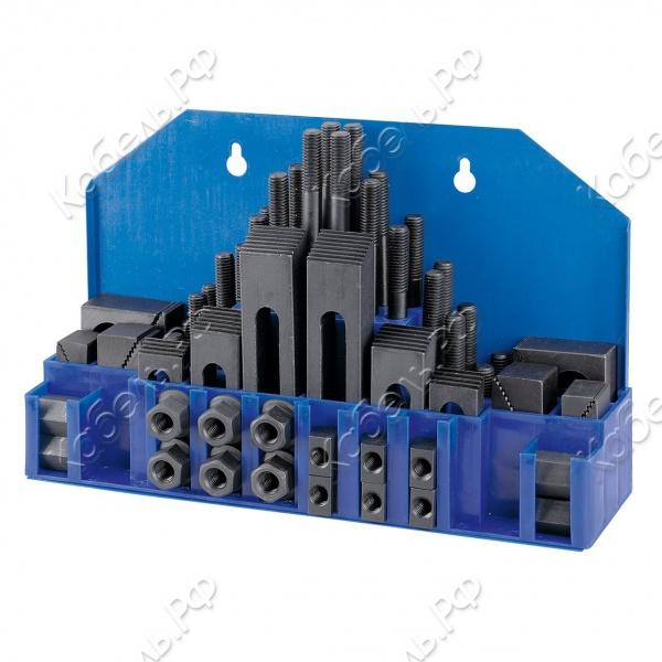 Изображение товара Набор прижимов для 14 мм Т-образного паза М12 (58 шт) Stalex 44092