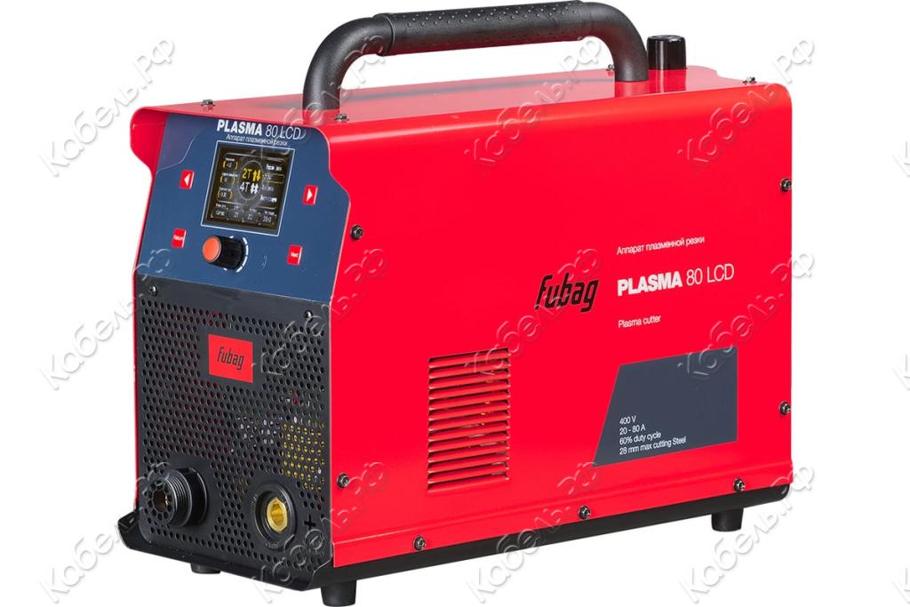 Изображение товара Аппарат плазменной резки Fubag PLASMA 80 LCD + горелка для плазмореза FB P80 6м 46125.1