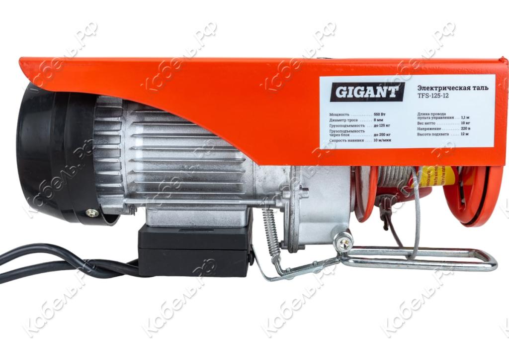 Изображение товара Таль электрическая Gigant TFS-125-12