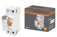 Дифференциальный выключатель (УЗО) ВД63 2п 50А 30мА тип AC TDM Electric SQ0220-0012