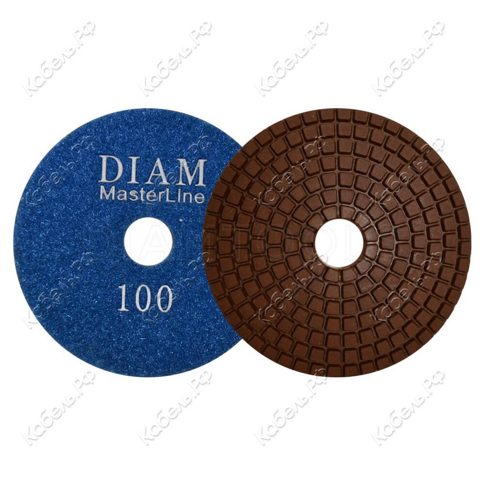 Изображение товара Круг алмазный гибкий шлифовальный MASTER LINE Wet №100 100мм диаметр