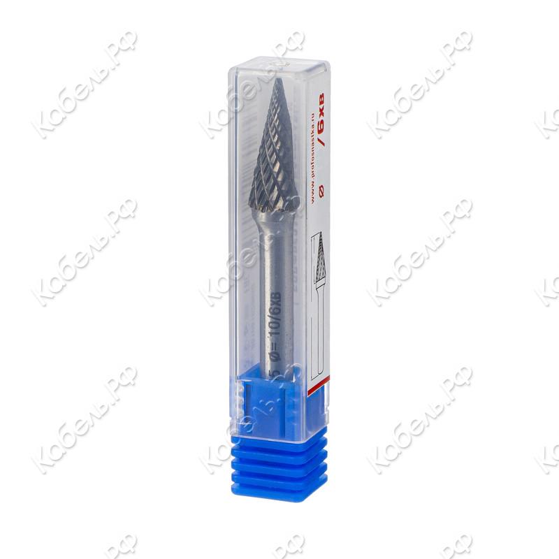 Изображение товара Борфреза твердосплавная ПрофОснастка N535 форма M 6х13х58 мм хв-к 6 мм 861060613580