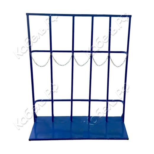 Изображение товара Стойка для баллонов с кислородом, углекислотой и ацетиленом ForceMetall СГ-5