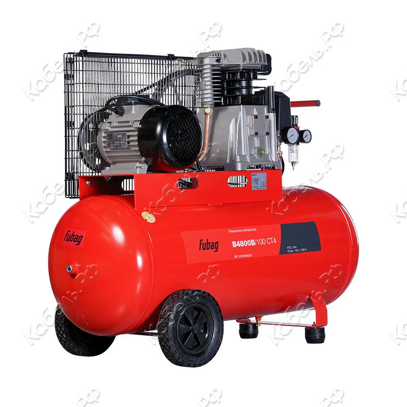 Изображение товара Компрессор Fubag B4800B/100 CT4 3кВт профессиональный поршневой ременной
