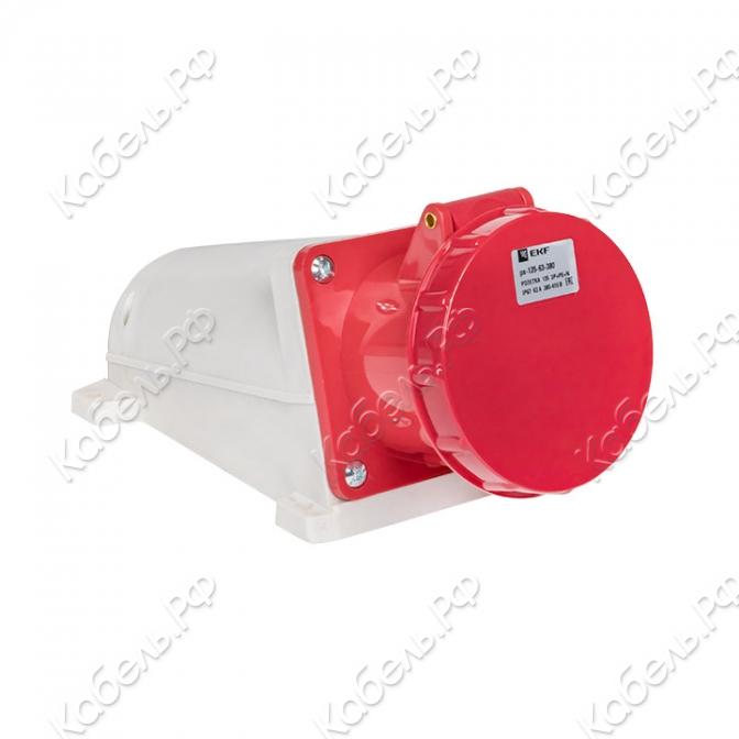 Изображение товара Розетка стационарная наружная 135 3Р+РЕ+N 63А 380В IP67 PROxima EKF ps-135-63-380