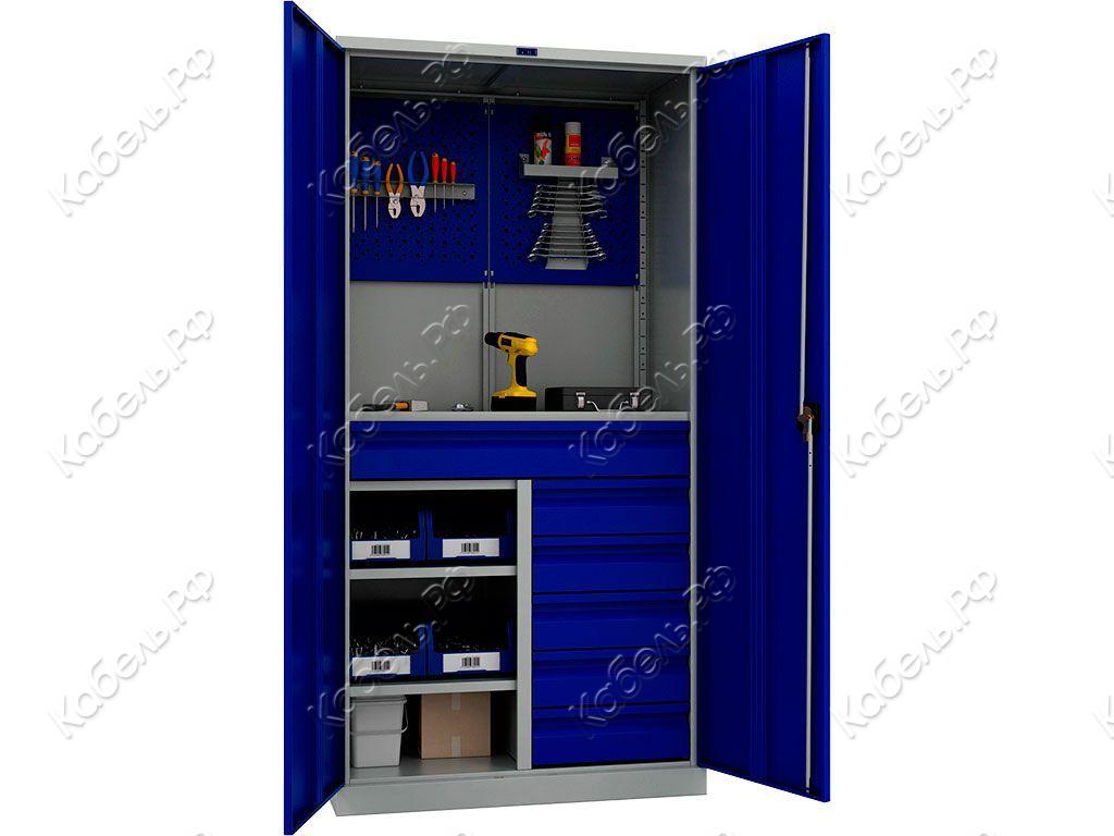 Изображение товара Инструментальный шкаф ПРАКТИК TC-1995-121215 для хранения инструментов и приспособлений