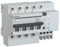 Дифференциальный автомат АД14 4п 63А C 30мА тип AC (7,4 мод) GENERICA IEK MAD15-4-063-C-030