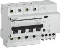 Дифференциальный автомат АД14 4п 40А C 30мА тип AC (7,4 мод) GENERICA IEK MAD15-4-040-C-030