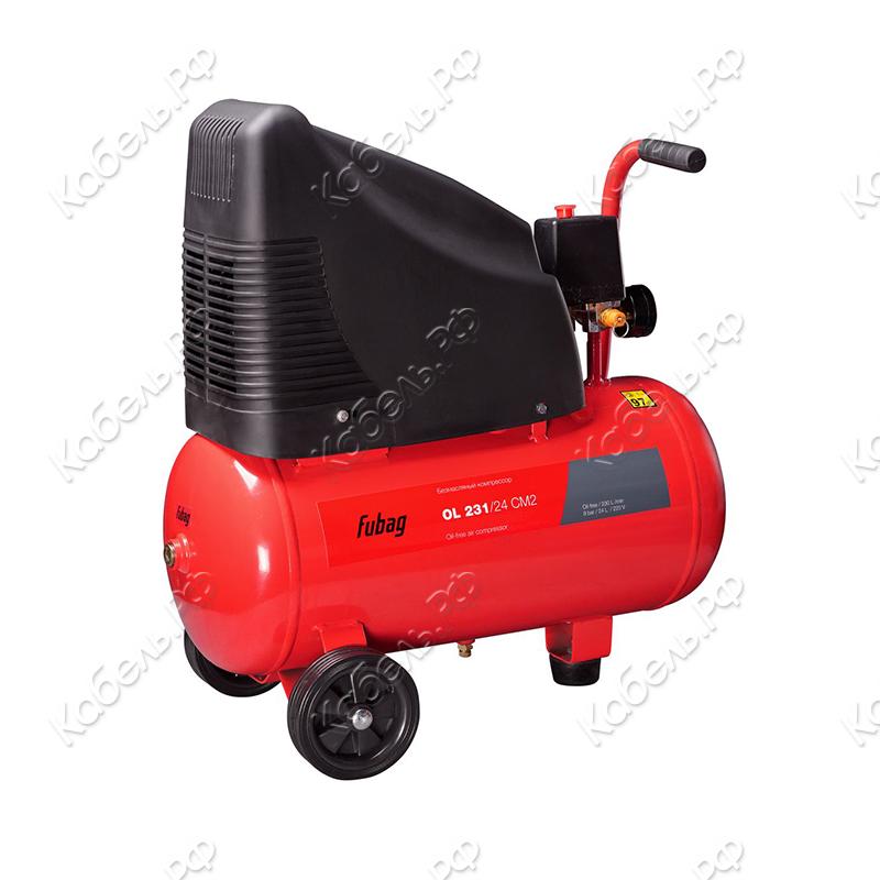 Изображение товара Компрессор Fubag OL 231/24 CM2 1,5 кВт бытовой поршневой безмасляный мобильный
