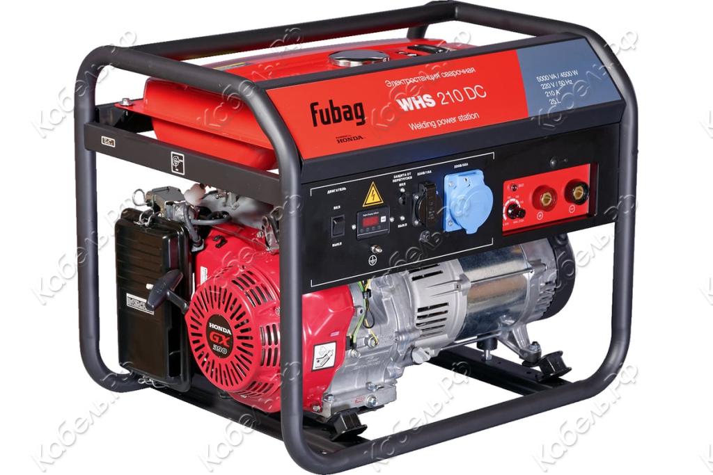 Изображение товара Электростанция сварочная Fubag WHS 210 DC Honda 220В бензиновая для профессиональных сварочных рабо