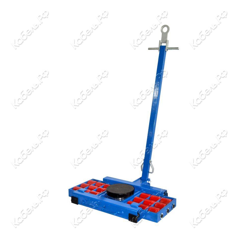 Изображение товара Поворотная роликовая платформа для грузов 18 тонн TOR X18 с ручкой