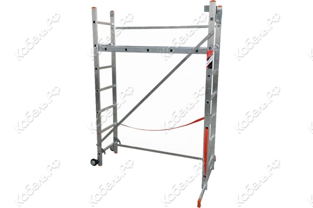 Изображение товара Малярный алюминиевый помост TeaM ПМУ7150 рабочая высота 3,3 м с колесами