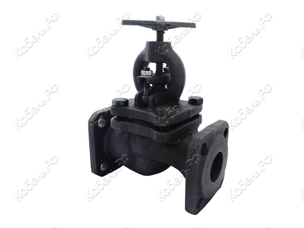 Изображение товара Клапан запорный чугунный 15кч16п1 Ду32 Ру25 Луидор