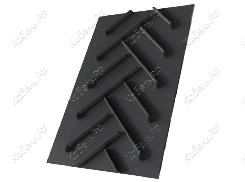 Изображение товара Конвейерная лента EP500/4 4/2 C15 P730 1000 мм, шевронная, для наклонных транспортировок