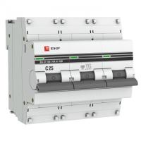 Автоматический выключатель 3P 25А (C) 10кА ВА 47-100 PROxima EKF mcb47100-3-25C-pro