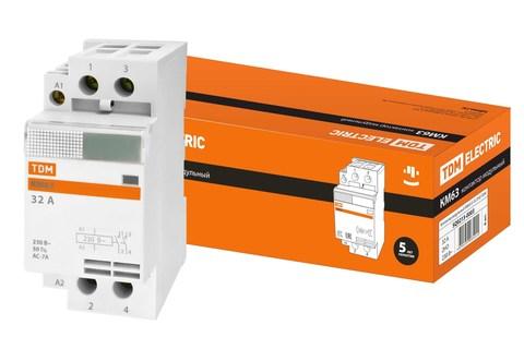 Изображение товара Контактор модульный КМ63/2-32 2НО TDM Electric SQ0213-0003