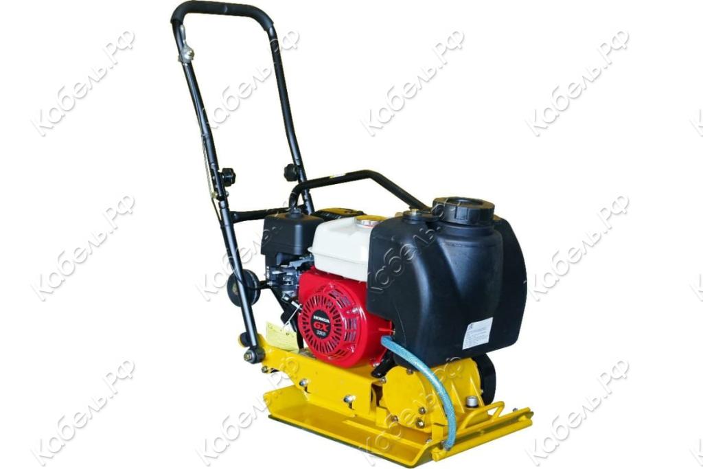 Изображение товара Виброплита С-60 с баком для воды и колесами от TeaM - мощное строительное оборудование