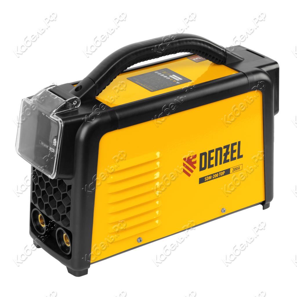 Изображение товара Аппарат инверторный Denzel для дуговой сварки SDM-200 Top 200А ПВ 80% 94356