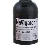 Патрон подвесной Е27 пластик черный NLH-PL Navigator 61349