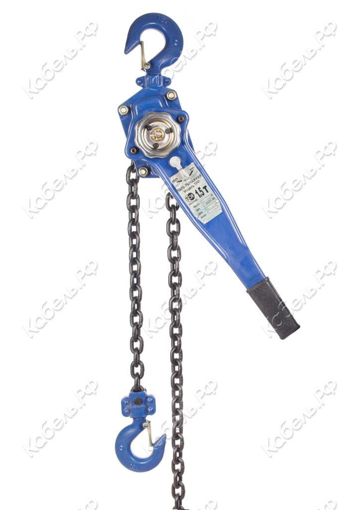 Изображение товара Ручная рычажная таль TOR 13Т10436ТРР-ТРШСР 1,5Т для склада и производства