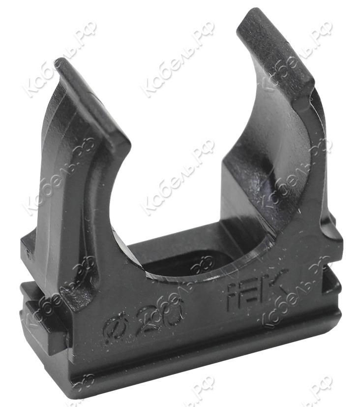 Изображение товара Держатель с защёлкой CF20 черный IEK CTA10D-CF20-K02-100