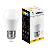 Лампа светодиодная LB-950 шар G45 E27 13W 2700K (10шт/уп) Feron 38104
