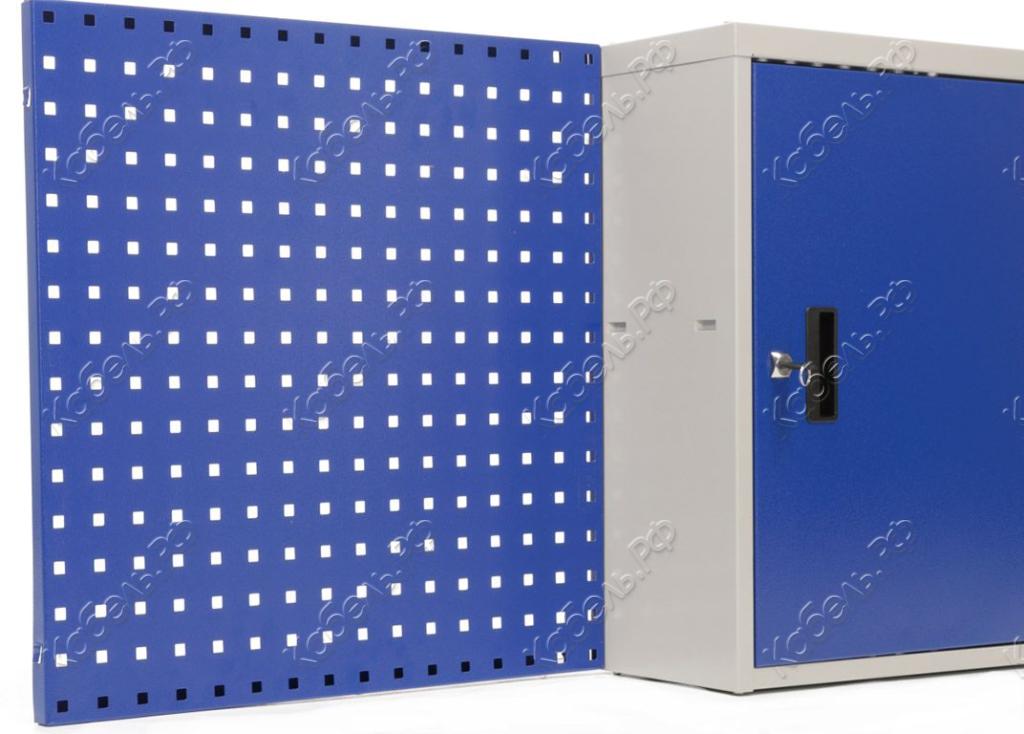 Изображение товара Экран для верстаков ПРАКТИК WS-60 из стали с перфорацией 600х600 мм