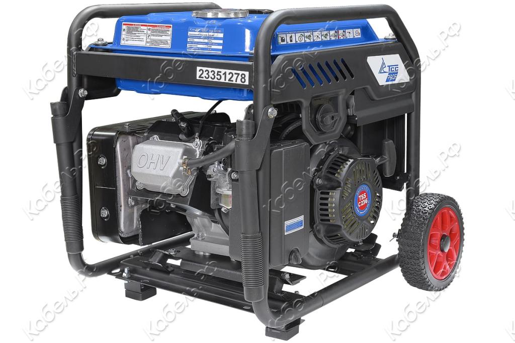 Изображение товара Инверторный бензогенератор SGG 5000Ei ТСС 060040 мощностью 5 кВт с электростартом и USB