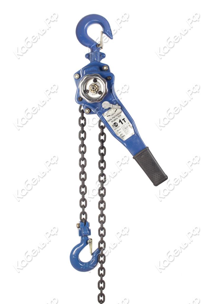 Изображение товара Ручная рычажная таль TOR 1 тонна, тип HSH, промышленные грузовые тали