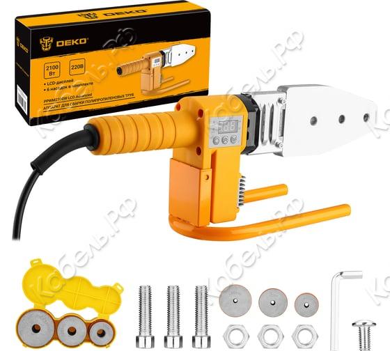 Изображение товара Аппарат для сварки полипропиленовых труб DEKO PPWM2100W LCD Advanced 6 насадок