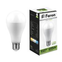 Лампа светодиодная LB-100 Груша А65 E27 25W 4000K (10шт/уп) Feron 25791