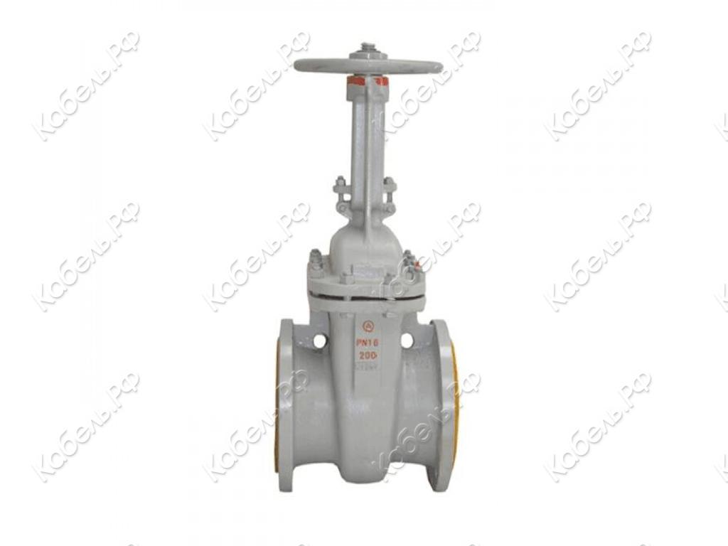 Изображение товара Задвижка стальная клиновая Ду200 Ру16 Арма-Пром фланцевая для трубопроводов