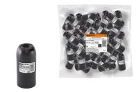 Патрон Е14 подвесной термостойкий пластик черный TDM SQ0335-0053