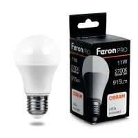 Лампа светодиодная PRO LB-1011 Груша А60 E27 11W 2700K (10шт/уп) Feron 38029