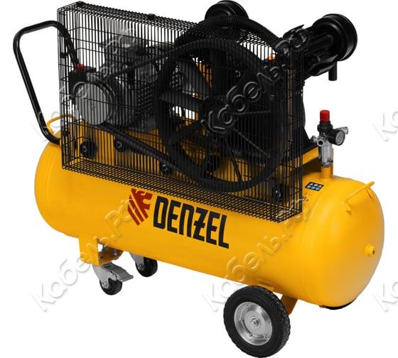 Изображение товара Компрессор воздушный Denzel BCV 4000-T/100 ременной привод 4кВт 100л
