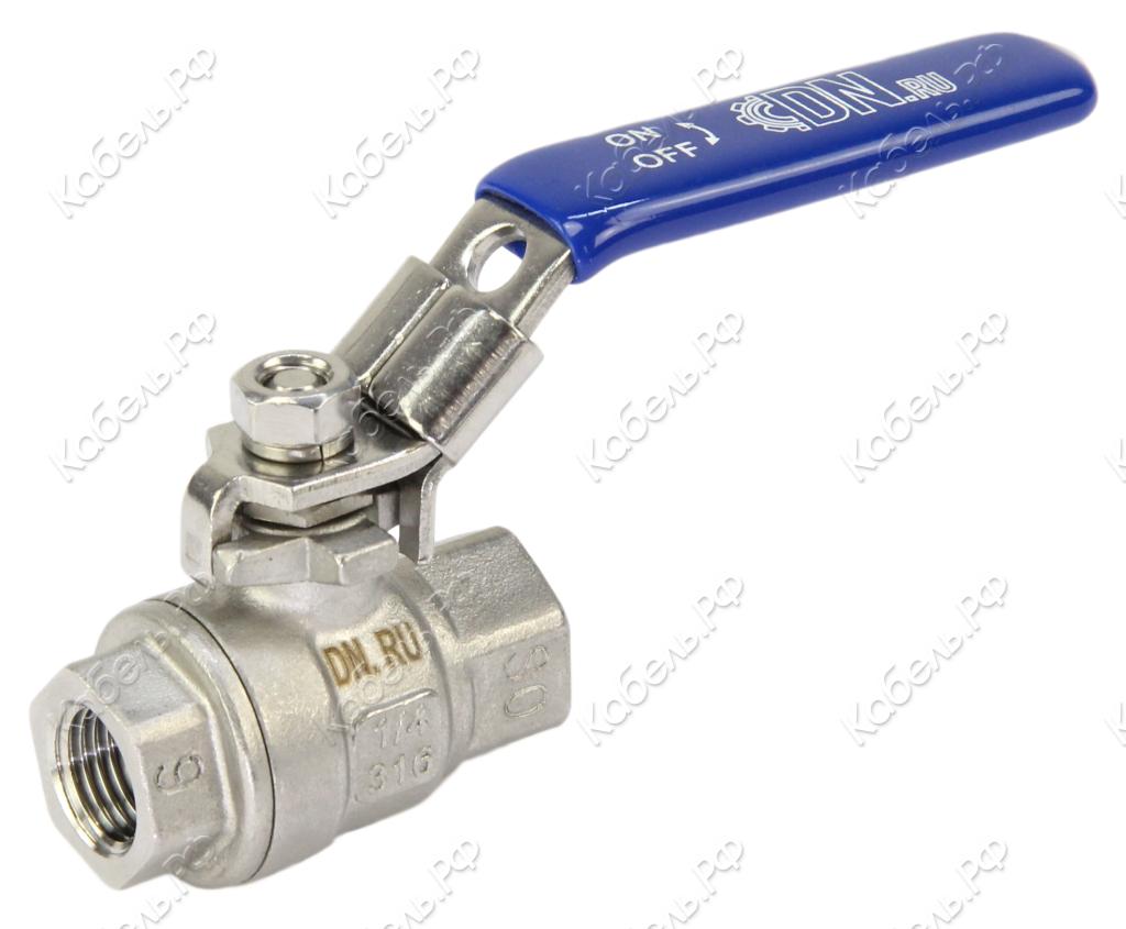 Изображение товара Кран шаровой полнопроходной DN.RU КШМП.316.230-065-h Ду65 Ру64